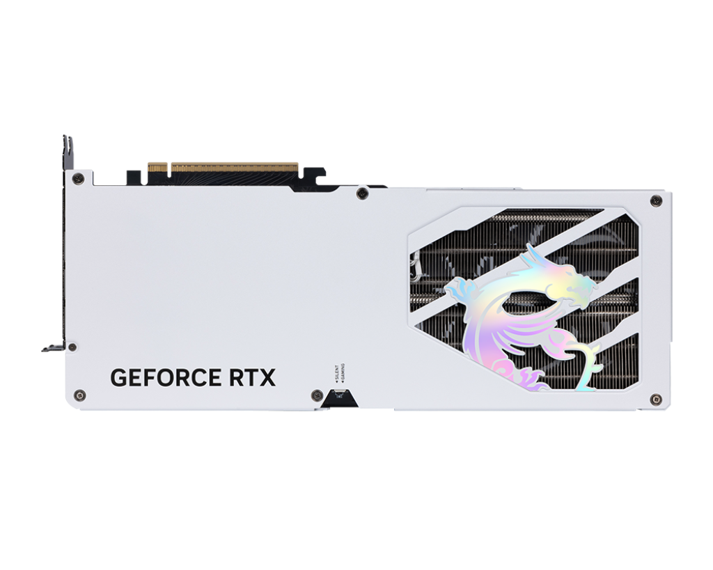 MSI GeForce RTX 5080 16 GB GAMING TRIO OC WHITE – NVIDIA Blackwell, 10,752 CUDA Cores, 2715 MHz Boost, 30 Gbps GDDR7, PCIe 5.0, Triple-Fan Cooling