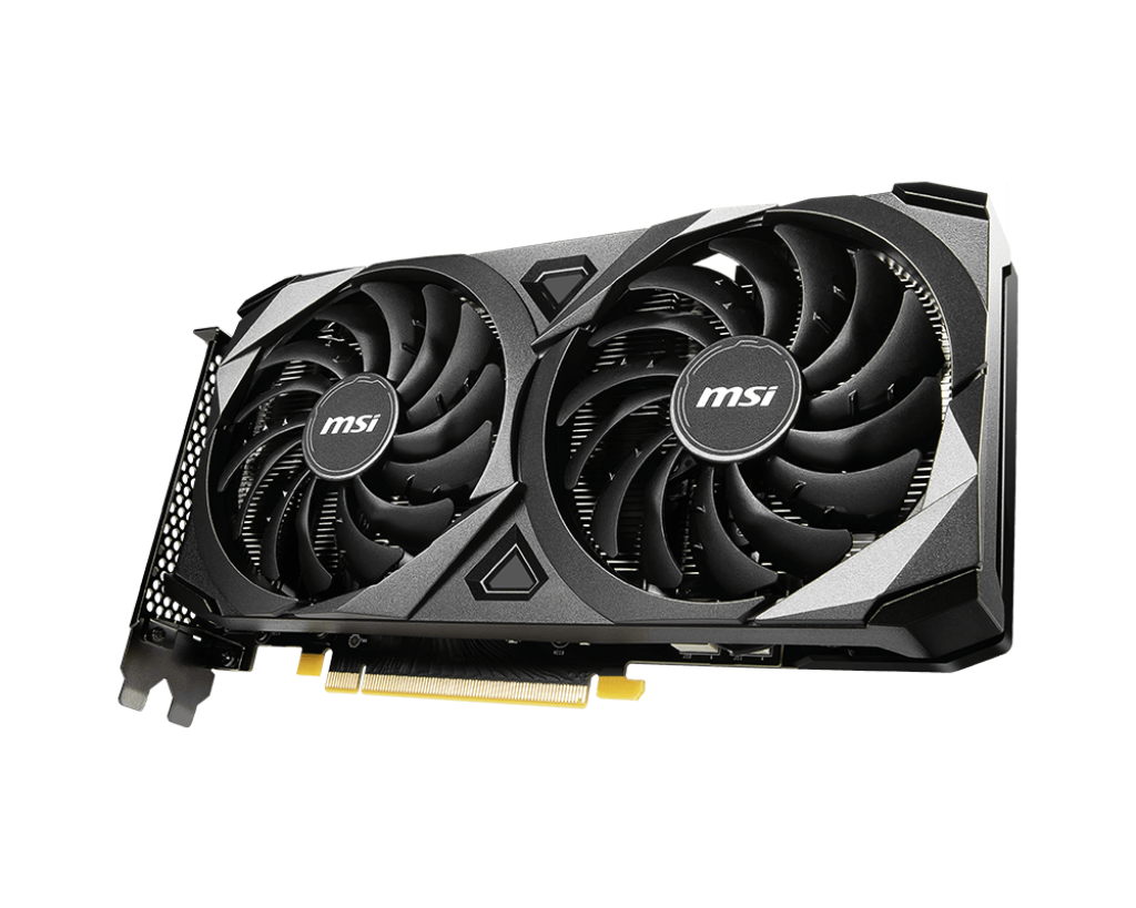 MSI RTX-3060 VENTUS 2X 12G OC – 12 GB GDDR6, Boost 1807 MHz, Dual Fan, PCIe 4.0, HDMI 2.1 + DisplayPort