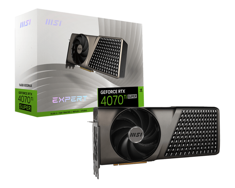 MSI GeForce RTX™ 4070 Ti SUPER 16G EXPERT Graphics Card