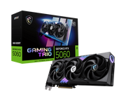 MSI GeForce RTX 5060 8 GB GAMING TRIO OC – Blackwell GPU, 3,840 CUDA Cores, 28 Gbps GDDR7, 2640 MHz Boost, 3× DP 2.1b, HDMI 2.1b, Tri-Frozr 4 Cooler