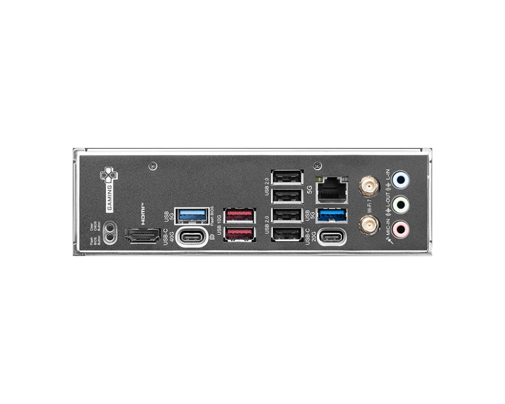 MSI X870 GAMING PLUS WIFI Motherboard - ATX - Supports AMD Ryzen 9000/8000 / 7000 Processors - AM5-60A SPS VRM - DDR5 Memory Boost 8200+ MT/s (OC) - PCIe 5.0 x16 & 4.0 x16 - M.2 Gen5 -  Wi-Fi 7 - 5G LAN