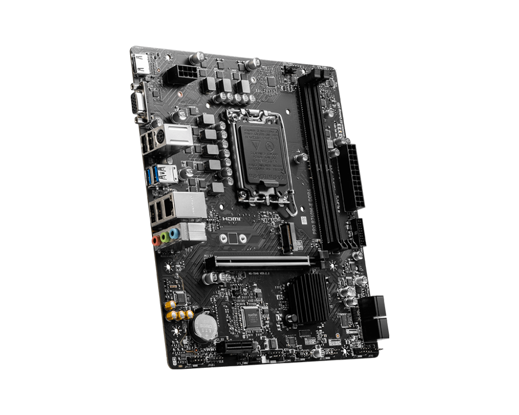 اللوحة الأم MSI PRO B760M-E DDR4 LGA 1700 Micro-ATX