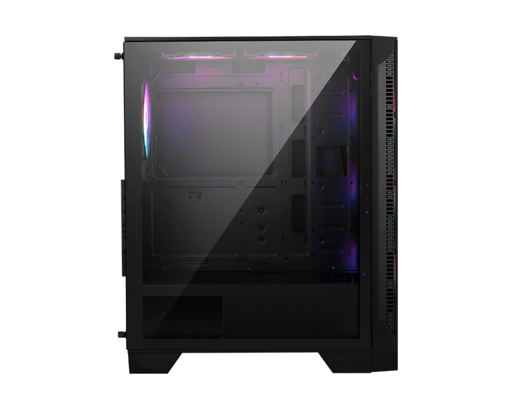 MSI MAG FORGE 120A AIRFLOW Mid-Tower PC Case — Mesh Front, 6× Auto-RGB Fans, Tempered Glass, ATX Support, USB 3.2