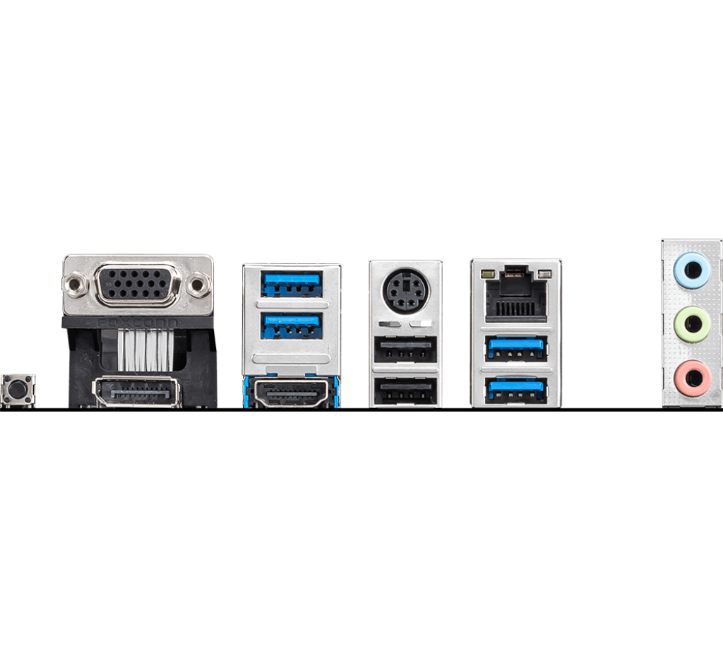 MSI B550M PRO-VDH Micro-ATX Motherboard – AM4, DDR4‑4400+ OC, PCIe 4.0 x16, 2× M.2 (64 Gbps), 1 GbE LAN, USB 3.2 Gen 1, HDMI, DisplayPort