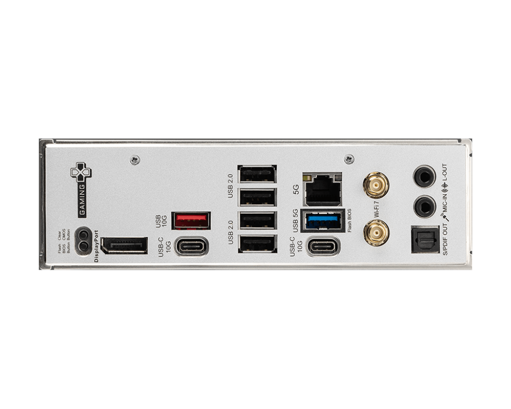 MSI B850 GAMING PLUS WIFI ATX Motherboard – AM5, DDR5‑8200+ OC, PCIe 5.0 x16, 3× M.2 (1× Gen5), 5 GbE LAN, Wi‑Fi 7, USB4, HDMI 2.1