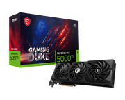 بطاقة رسومات MSI GeForce RTX 5060 Ti 8G GAMING DUKE 3X OC - ذاكرة GDDR7 سعة 8 جيجابايت، وتردد 2617 ميجاهرتز، ومنفذ PCIe 5.0، ومروحة TORX ثلاثية، ومنفذ HDMI 2.1b ومنفذ DisplayPort 2.1b