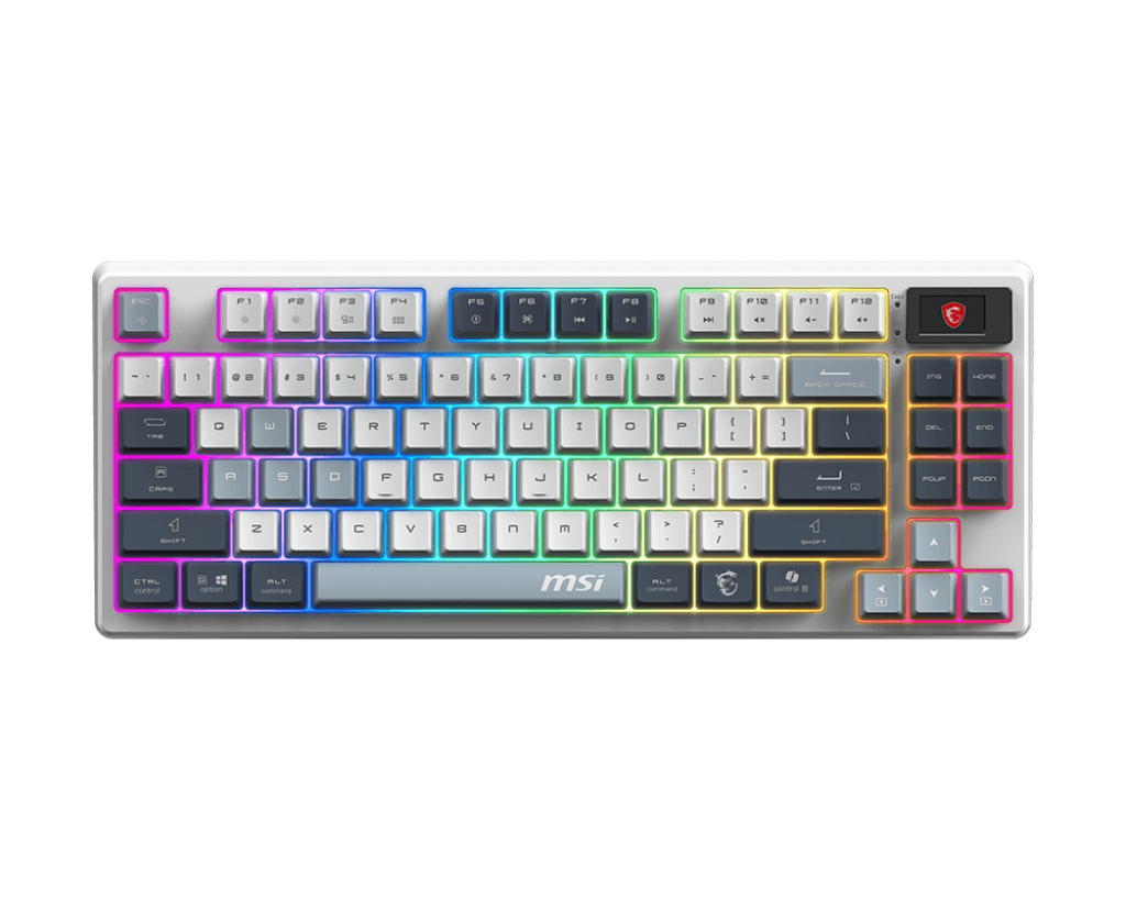 Imagen N°1 Teclado Msi Force Gk600 Tkl Wireless Sky 