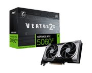 MSI GeForce RTX 5060 Ti 16 GB VENTUS 2X OC PLUS – NVIDIA Blackwell, 4608 CUDA Cores, 2617 MHz Boost, 28 Gbps GDDR7, PCIe 5.0, Dual-Fan Cooling