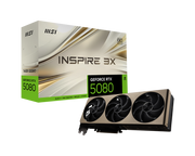MSI GeForce RTX 5080 INSPIRE 3X OC – 16 GB GDDR7, 10752 CUDA, Triple StormForce Fans, PCIe 5.0, 360W TGP