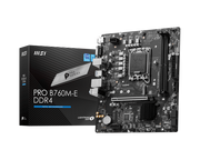 اللوحة الأم MSI PRO B760M-E DDR4 LGA 1700 Micro-ATX