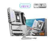 لوحة أم MSI MPG X870E EDGE TI WIFI ATX - AM5، AMD X870E، DDR5‑8400+ OC، PCIe 5.0 x16، 4 منافذ M.2 Gen5، Wi‑Fi 7، شبكة LAN 5G، USB4 بسرعة 40 جيجابت في الثانية، Realtek ALC4080
