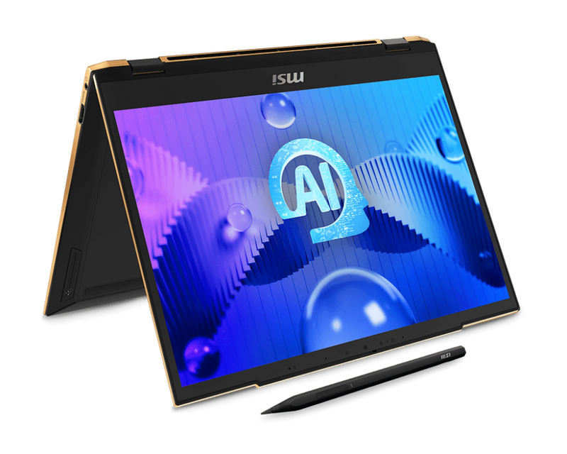 MSI Summit E13 AI Evo A1MTG-014AE 13.3" Touchscreen 2-in-1 Laptop - Core Ultra 7 155H - 16GB RAM - 512GB SSD - Shared - Win11
