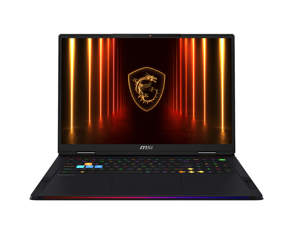 MSI Raider 18 HX AI A2XWJG 18 بوصة FHD 165 هرتز - Core Ultra 9 275HX - 64 جيجابايت DDR5 - 2 تيرابايت SSD - NVIDIA GeForce RTX5090 24 جيجابايت - Windows 11 Home