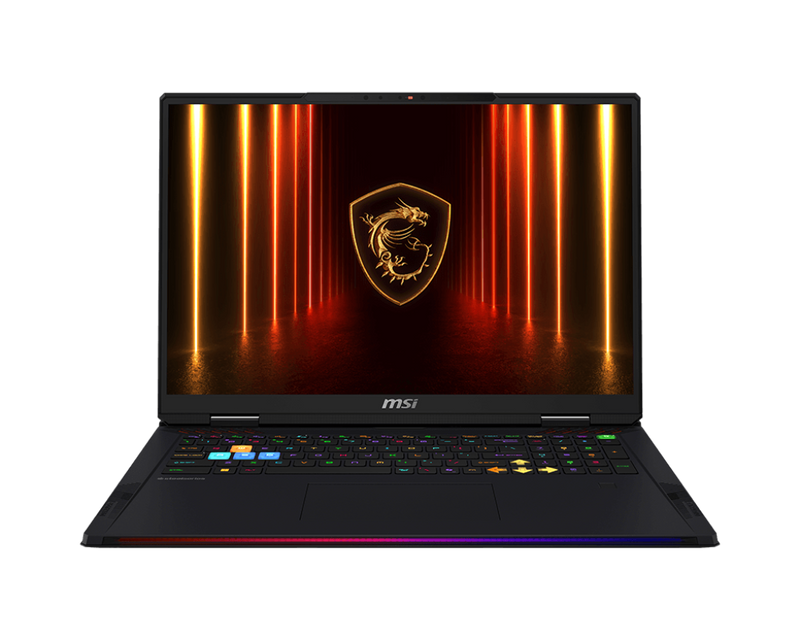 MSI Raider 18 HX AI A2XWJG 18 بوصة FHD 165 هرتز - Core Ultra 9 275HX - 64 جيجابايت DDR5 - 2 تيرابايت SSD - NVIDIA GeForce RTX5090 24 جيجابايت - Windows 11 Home