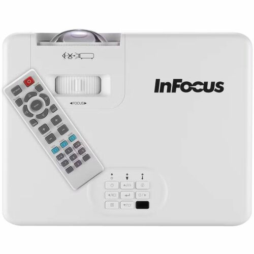 InFocus IN1028ST 1080p Full HD Short Throw Laser Projector – 4000 Lumens, 30,000h Laser Life, HDMI & VGA Connectivity