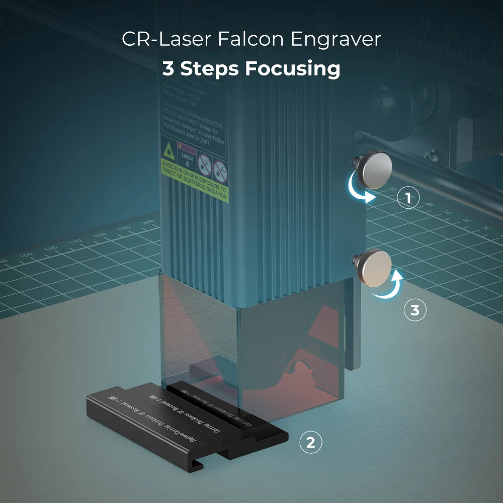 Creality 10W CR-Laser Falcon Engraver - Cutting Thickness 12mm