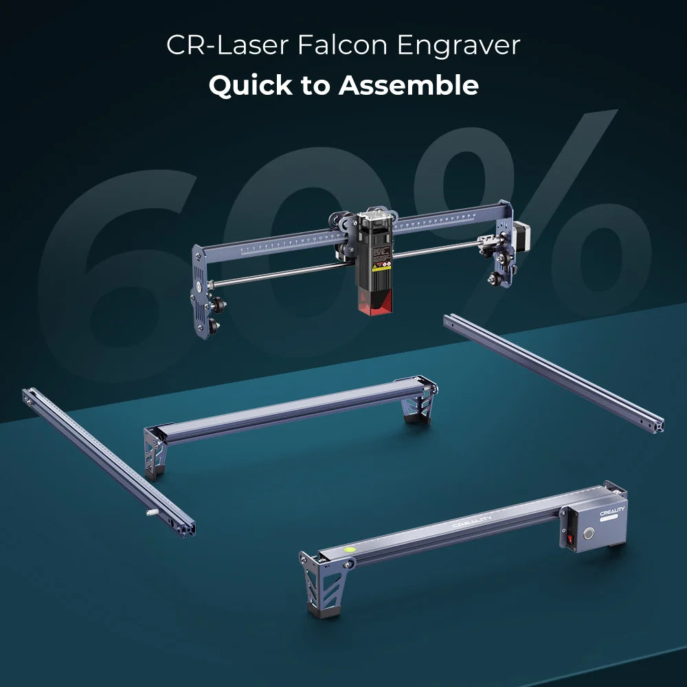 Creality 10W CR-Laser Falcon Engraver - Cutting Thickness 12mm