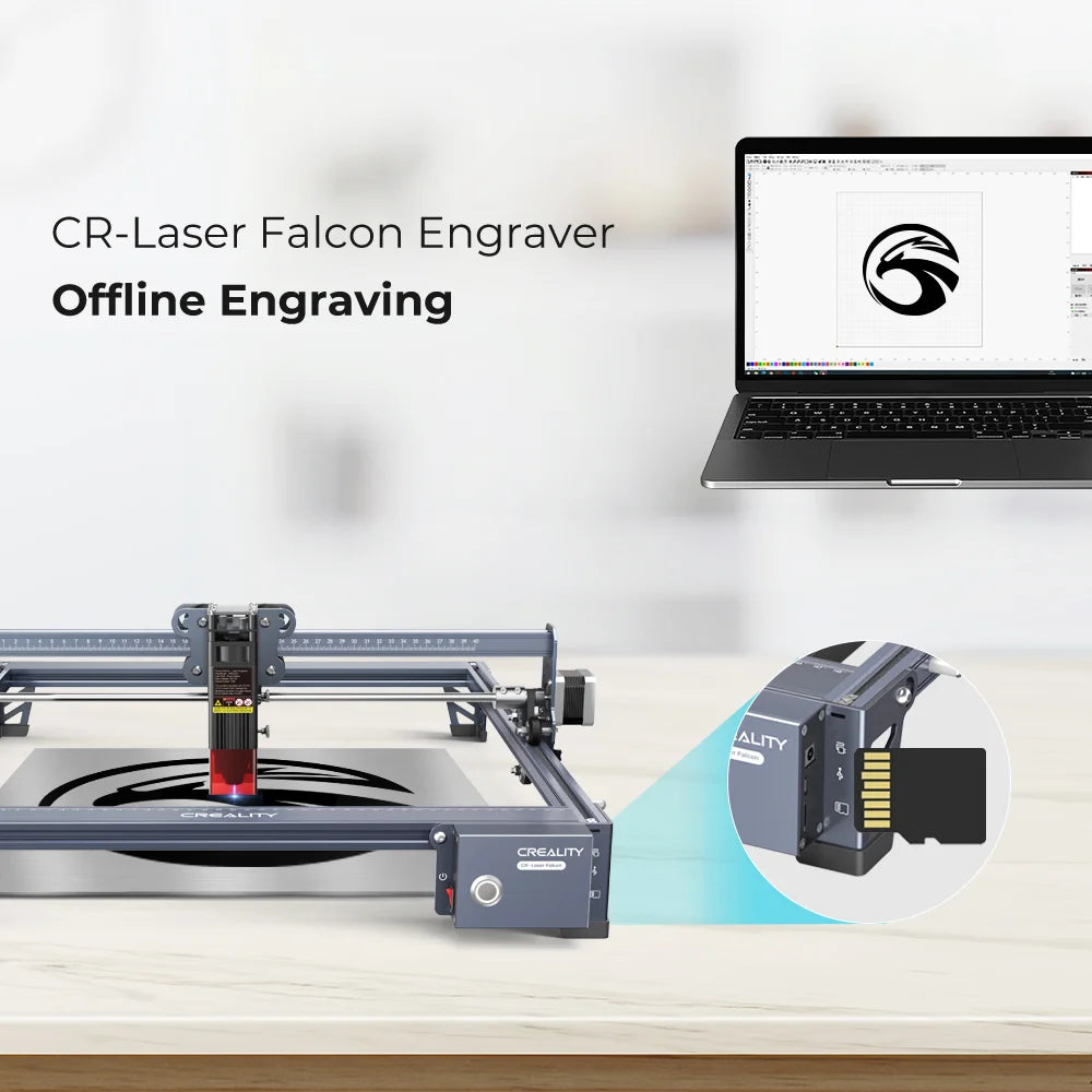 Creality 10W CR-Laser Falcon Engraver - Cutting Thickness 12mm