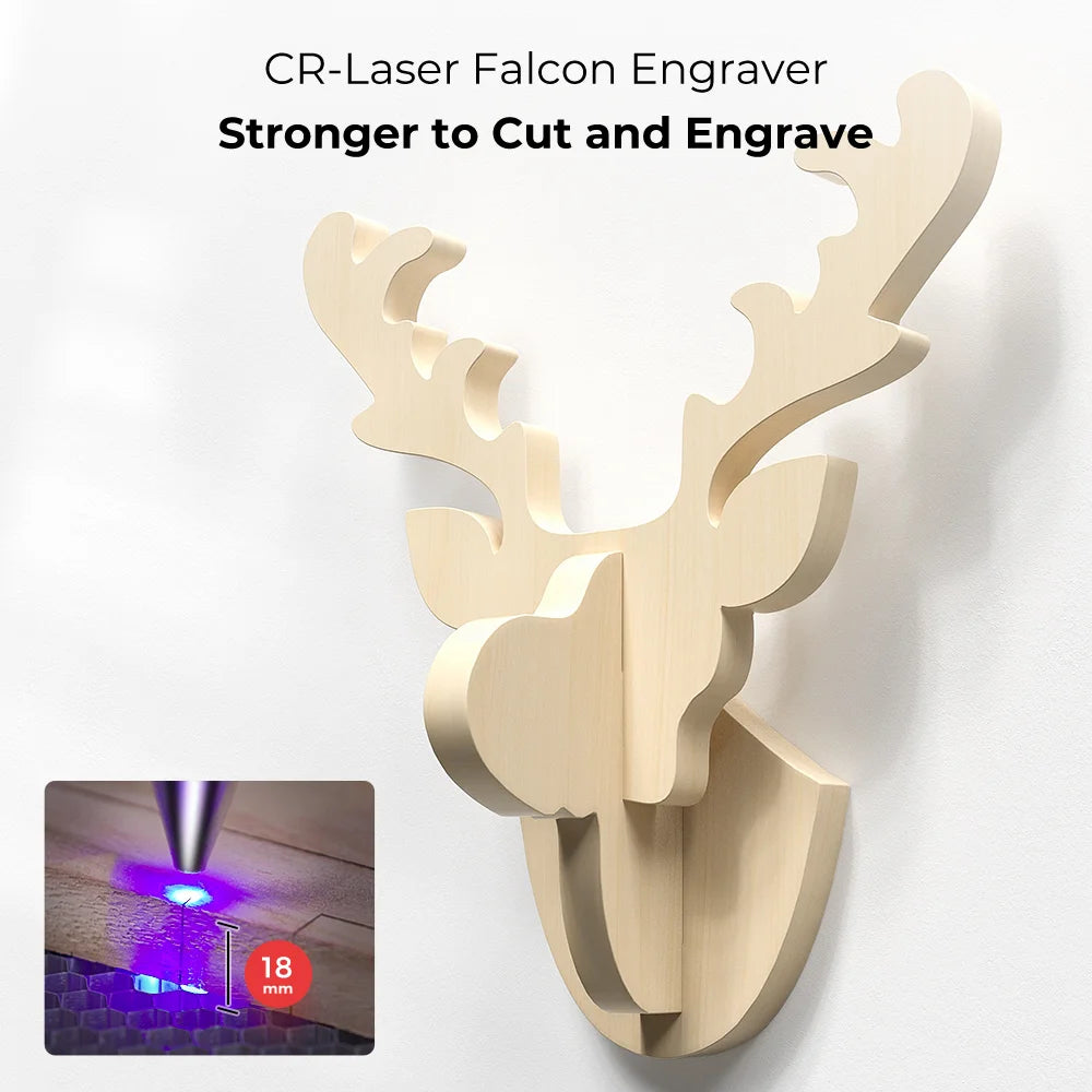 Creality 10W CR-Laser Falcon Engraver - Cutting Thickness 12mm