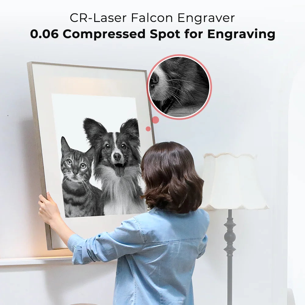 Creality 10W CR-Laser Falcon Engraver - Cutting Thickness 12mm