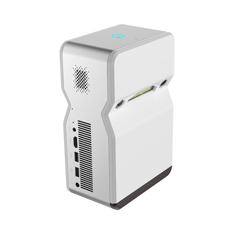 جهاز عرض Avetron المحمول بتقنية DLP - دقة 1080 بكسل أصلية، 240 لومن ANSI، يدعم 4K، نظام أندرويد 9، ذاكرة 4 جيجابايت + 32 جيجابايت، واي فاي ثنائي النطاق، بلوتوث 5.0، مكبر صوت 3 وات