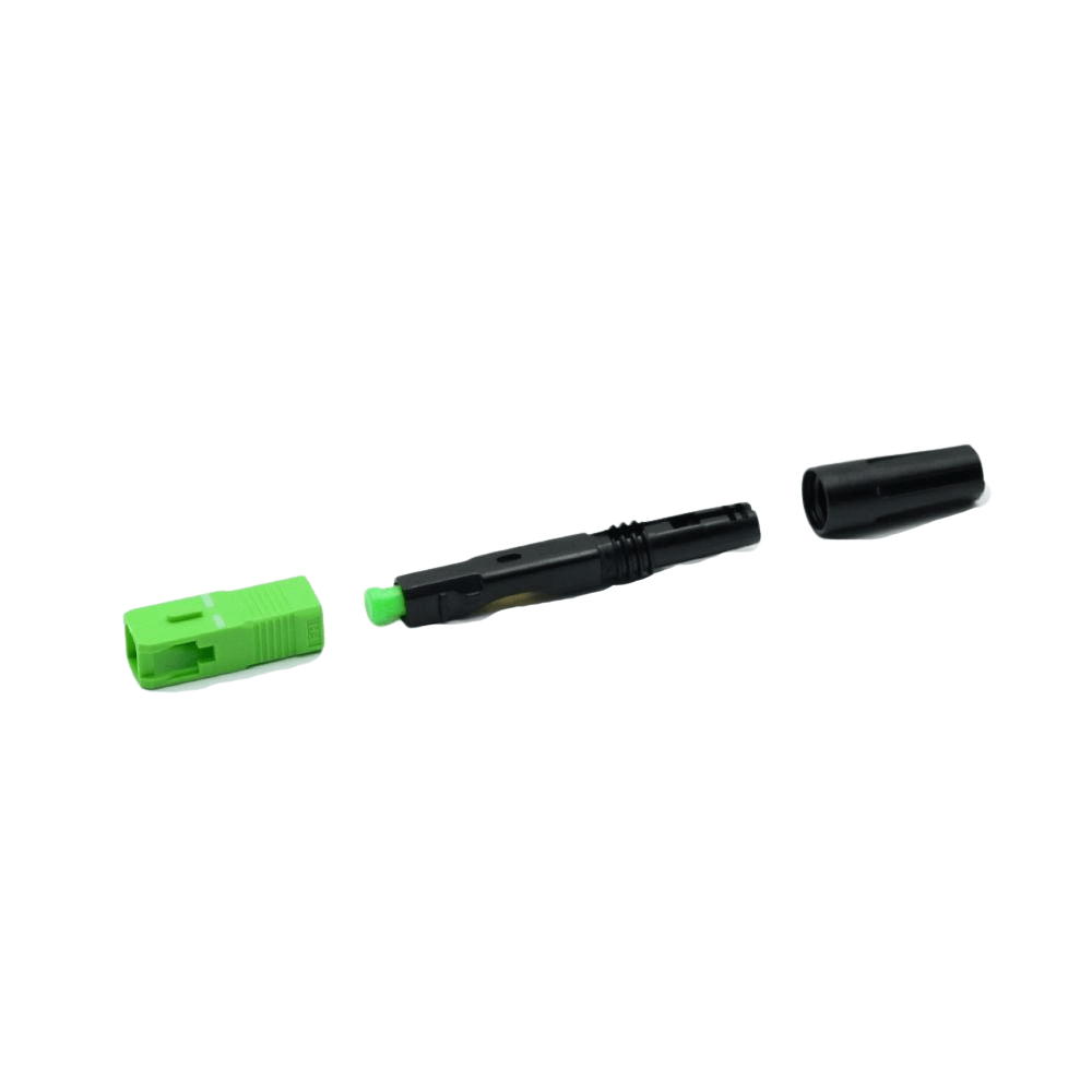 FiberHome Fast Connector SC/APC (عدد 25 قطعة) – تركيب ميداني، بدون تلميع أو مواد لاصقة، جاهز لـ FTTH، متوافق مع النمط الأحادي