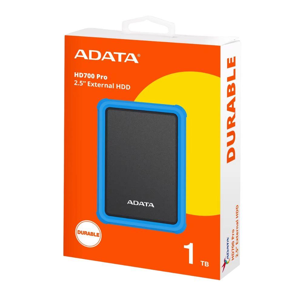 ADATA HD700 Pro 1TB Rugged External Hard Drive USB 3.2 – Shockproof, Waterproof, Military-Grade Protection