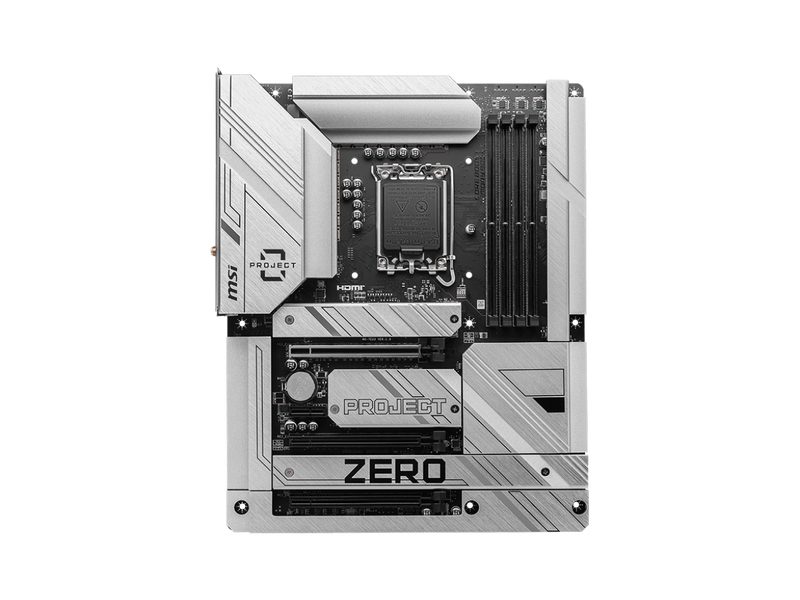 MSI Z790 PROJECT ZERO LGA1700 Wi-Fi 7 DDR5 Back Connect Design ATX Motherboard