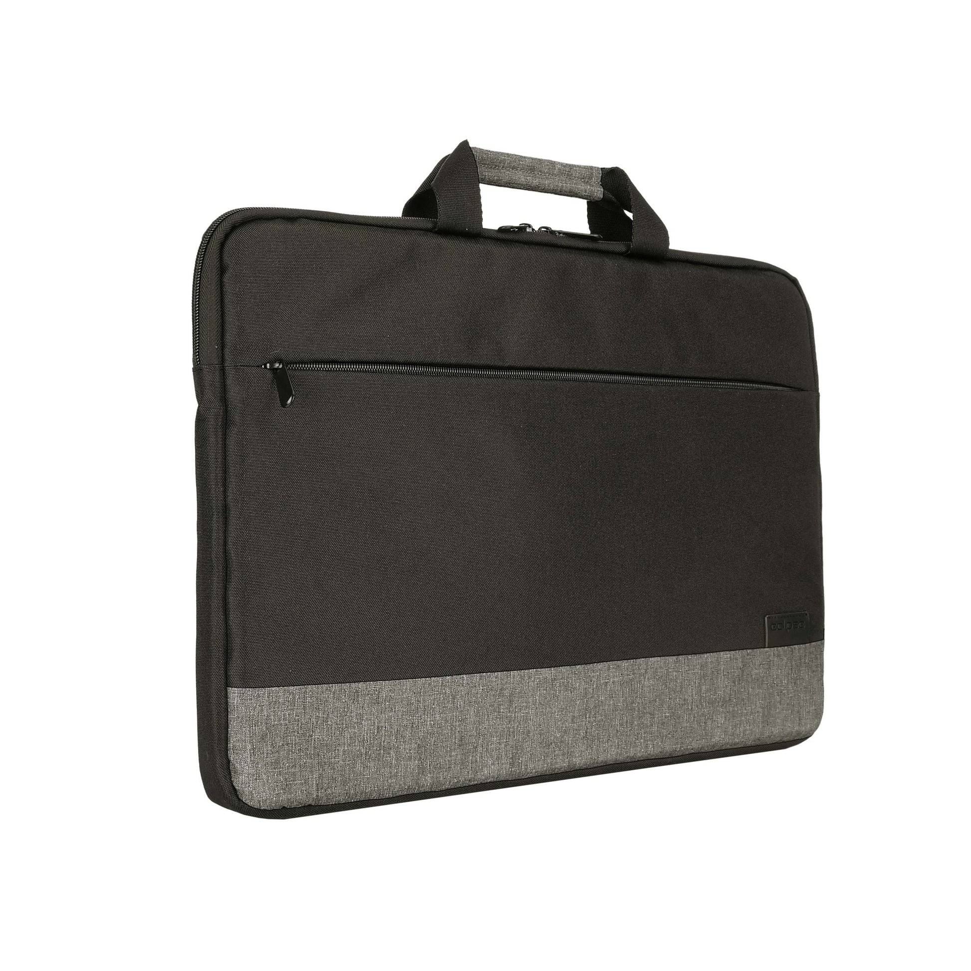 ECLIPS 15.6-Inch Laptop Carry Case – Slim Black Bag with Grey Accents ...