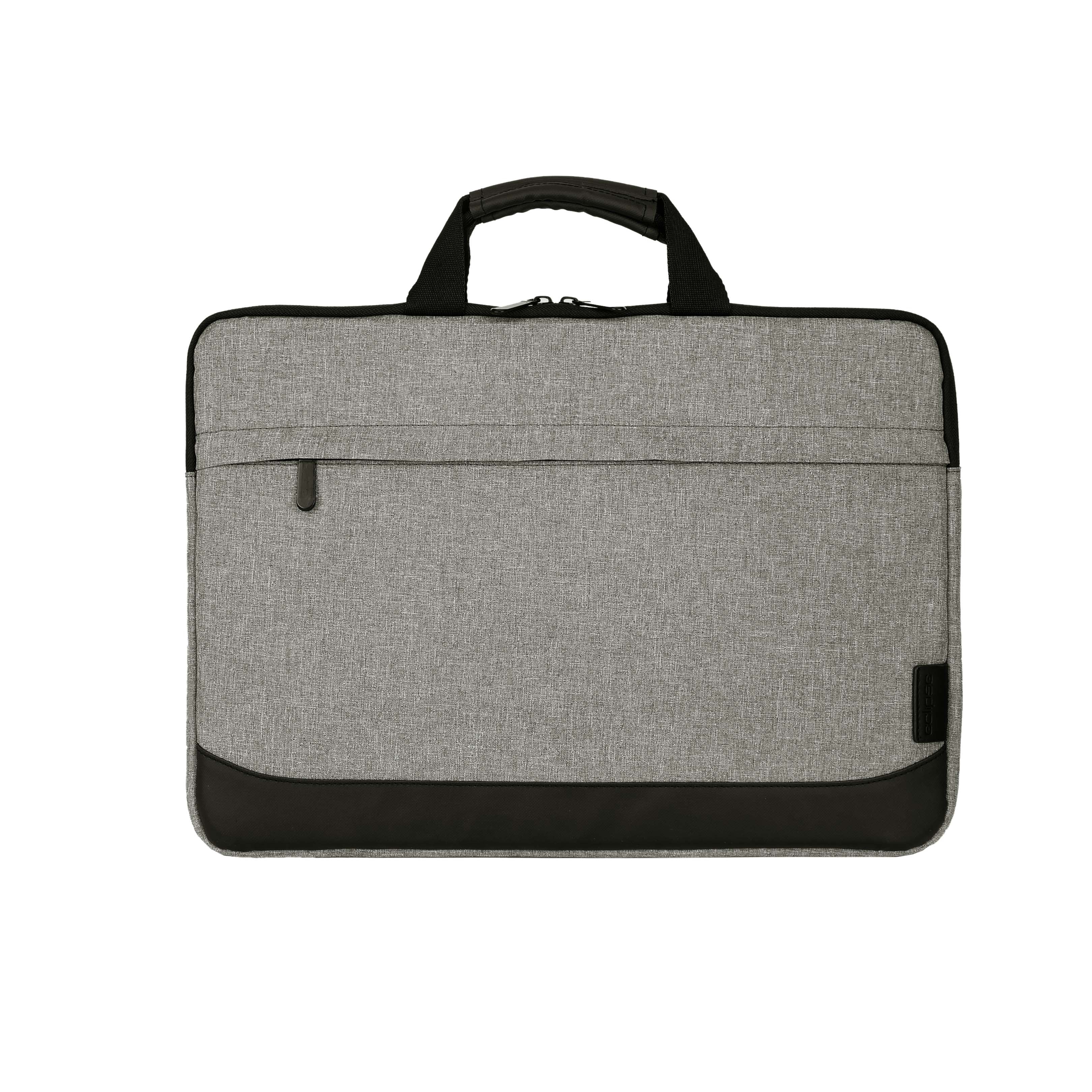 ECLIPS 15.6-Inch Laptop Carry Case – Slim Grey Bag with Black Accents ...