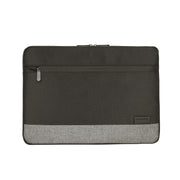 حافظة ECLIPS لأجهزة الكمبيوتر المحمول مقاس 13.3–14.1 بوصة - حافظة واقية سوداء رفيعة مع لمسات رمادية