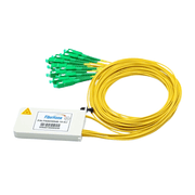 FiberHome LGX-M PLC Optical Splitter – 2×8 SC/APC, G657A Fiber, Low Insertion Loss, Telcordia GR-1209/1221, RoHS, IP65, -40°C~+85°C