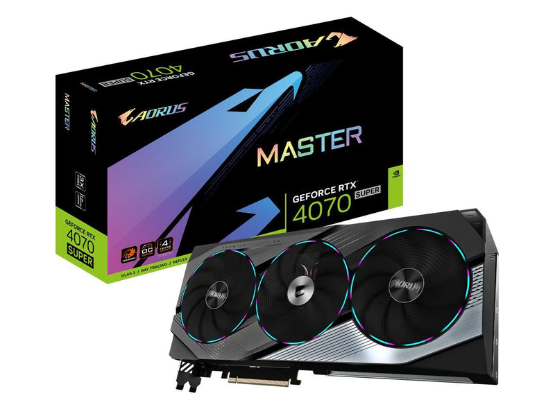 GIGABYTE AORUS GeForce RTX 4070 SUPER MASTER 12G Graphics Card