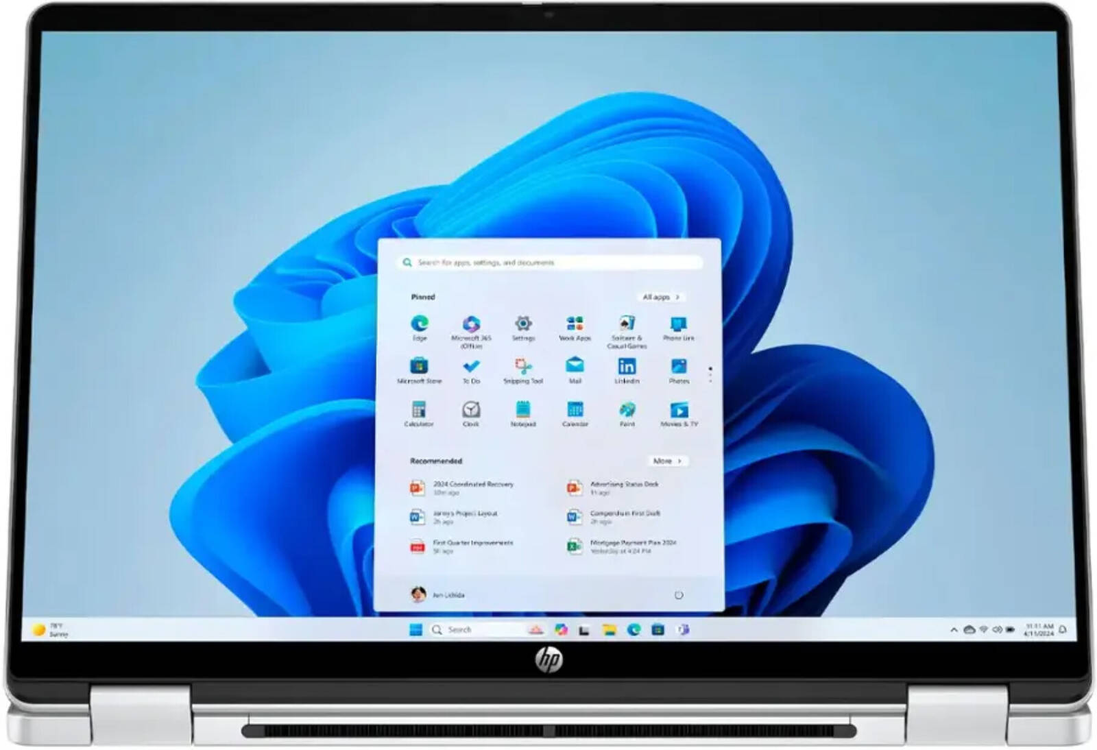 HP OmniBook 5 Flip 2-in-1 Laptop 14" 2K IPS Touchscreen  Intel Core 7 150U - 16GB RAM - 512GB SSD - Shared - WIN 11 HOME