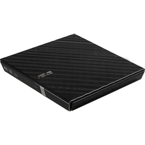 ASUS SDRW‑08D2S‑U Lite External Slim DVD±RW Drive – 8× DVD / 24× CD, M‑DISC, USB‑Powered, Disc Encryption