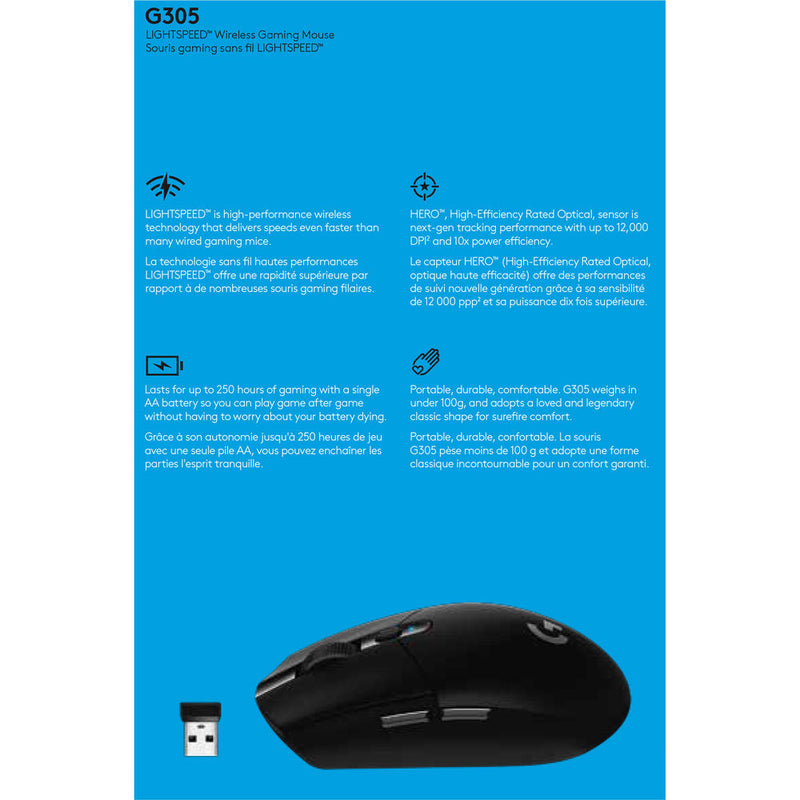 Logitech G G305 LIGHTSPEED Wireless Mouse