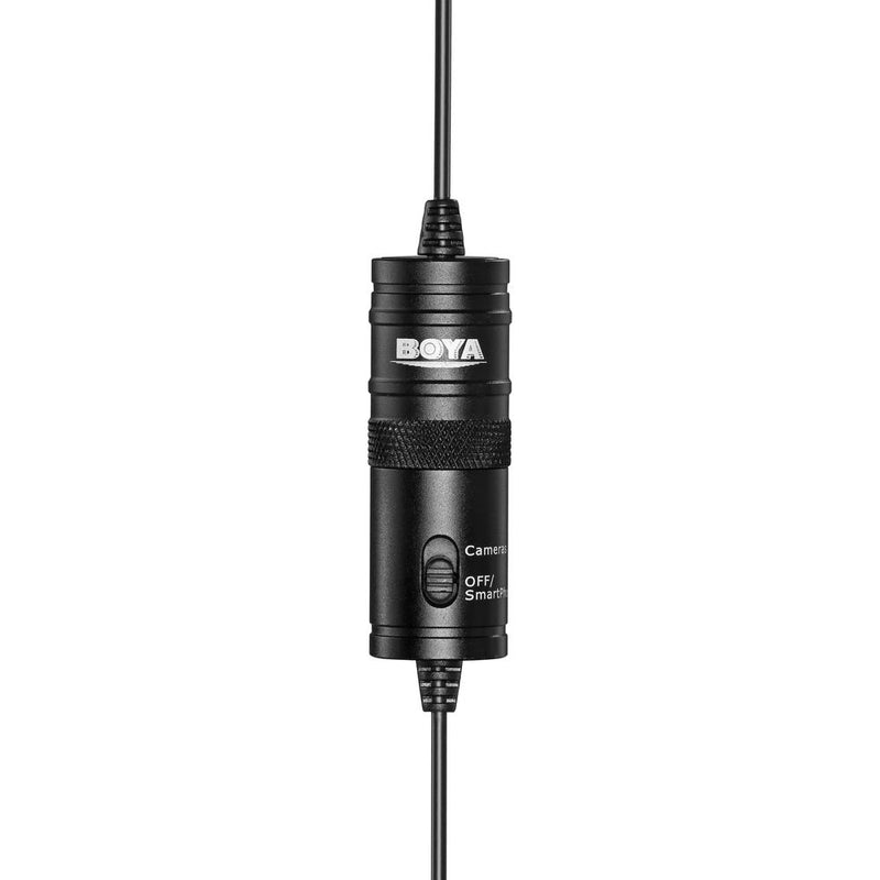 BOYA BY-M1 Omnidirectional Lavalier Microphone (Black)