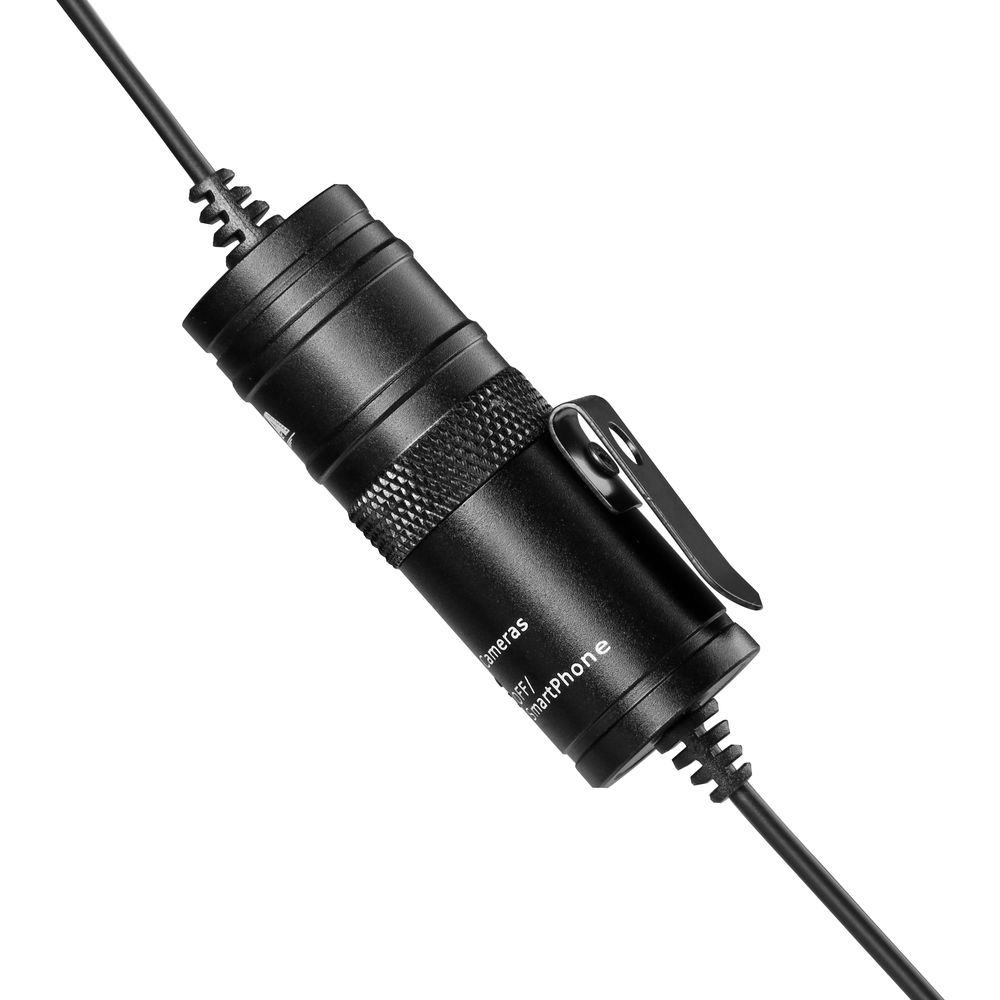BOYA BY-M1 Pro II Lavalier Microphone – Clip-On AUX Mic with Noise Reduction for Smartphones, Cameras & Laptops