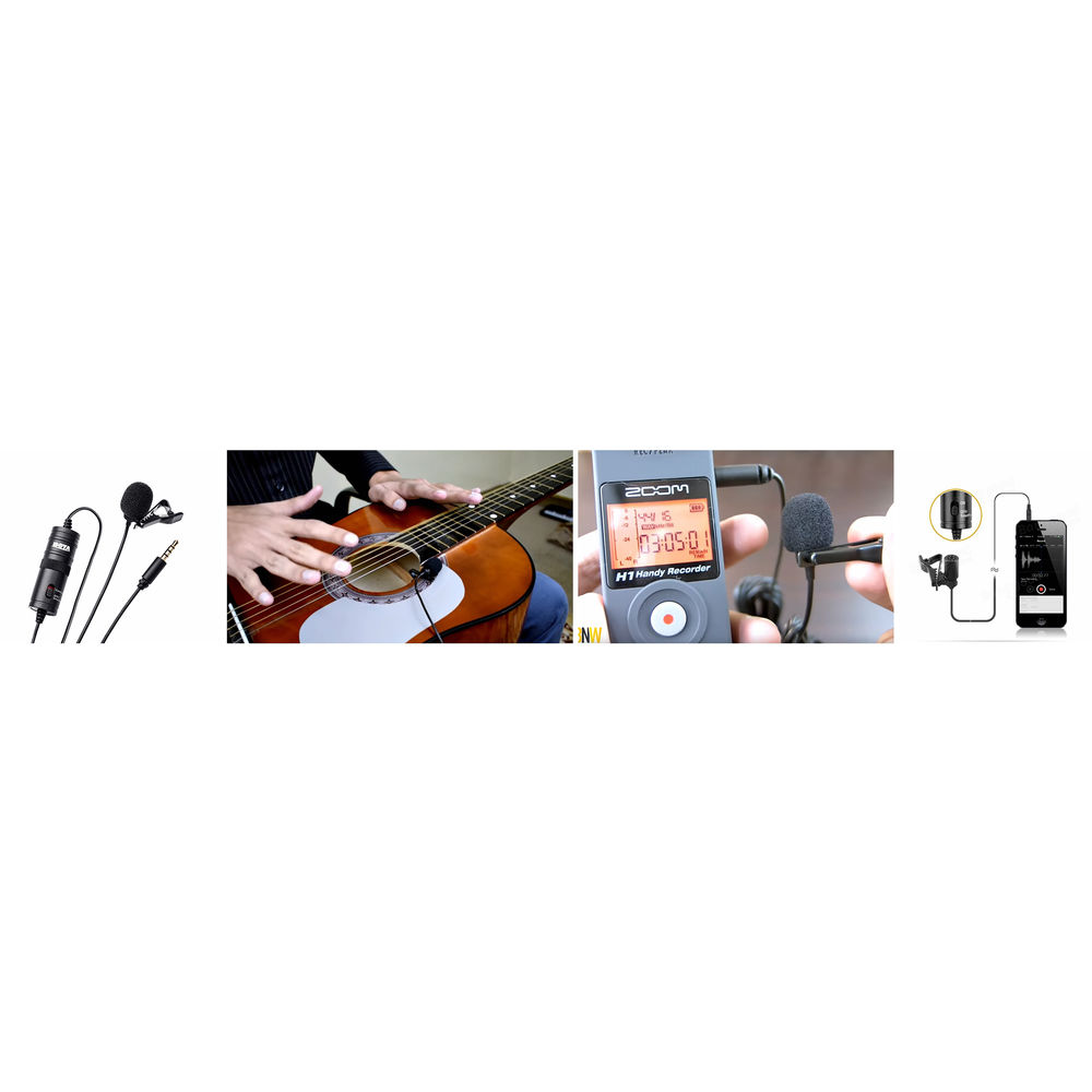 BOYA BY-M1 Pro II Lavalier Microphone – Clip-On AUX Mic with Noise Reduction for Smartphones, Cameras & Laptops
