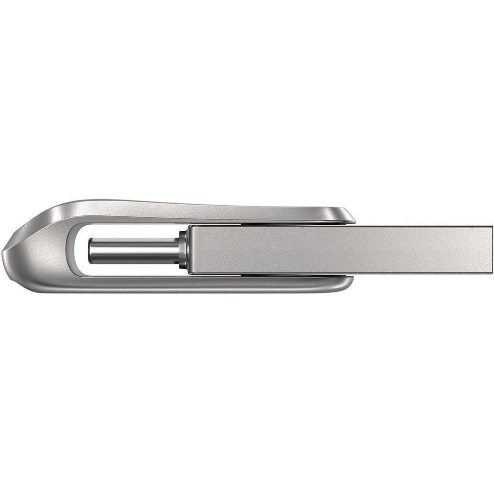 SanDisk Ultra Dual Drive Luxe USB 3.1 Type-C & Type-A Flash Drive – Up to 150MB/s Read Speed, All-Metal Swivel Design