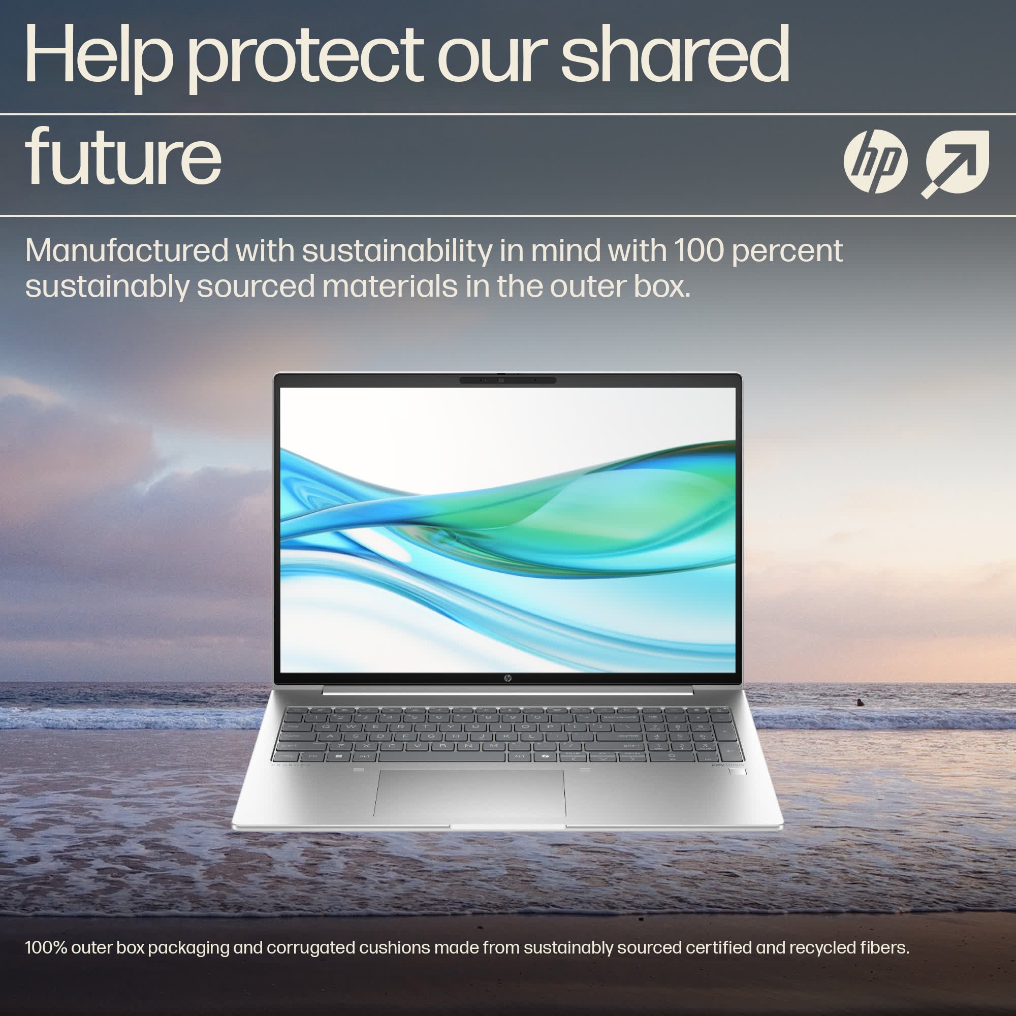 كمبيوتر محمول HP ProBook 440 G11 بشاشة 14 بوصة عالية الوضوح - معالج Core Ultra 5 125U - ذاكرة وصول عشوائي (RAM) سعة 8 جيجابايت - قرص SSD سعة 512 جيجابايت - نظام تشغيل Windows 10 Pro K