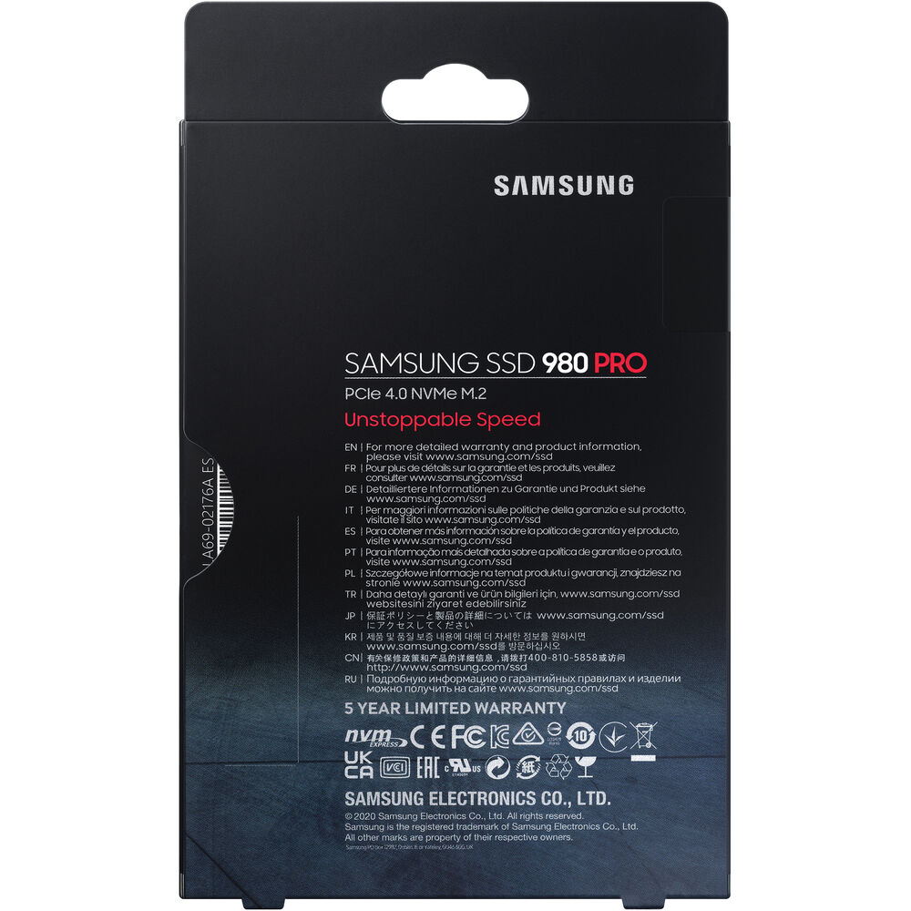 Samsung 980 PRO PCIe 4.0 x4 M.2 Internal SSD