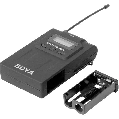 ميكروفون BOYA BY-WM8 PRO-K3 اللاسلكي المحمول بتقنية UHF - إشارة مستقرة، عمر بطارية طويل، صوت احترافي