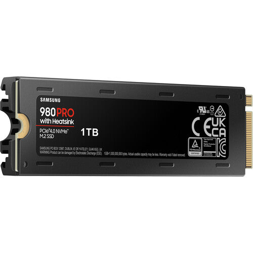 Samsung 980 PRO PCIe 4.0 x4 M.2 SSD داخلي مع مبدد حراري