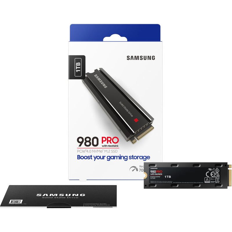 Samsung 980 PRO PCIe 4.0 x4 M.2 SSD داخلي مع مبدد حراري