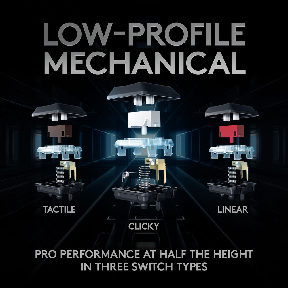 Logitech G G915 TKL LIGHTSPEED Wireless RGB Mechanical Gaming Keyboard (GL Tactile) / ( En )