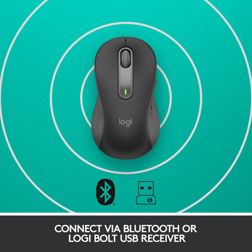 Logitech Signature M650 L Left Handed Wireless Mouse (Graphite)