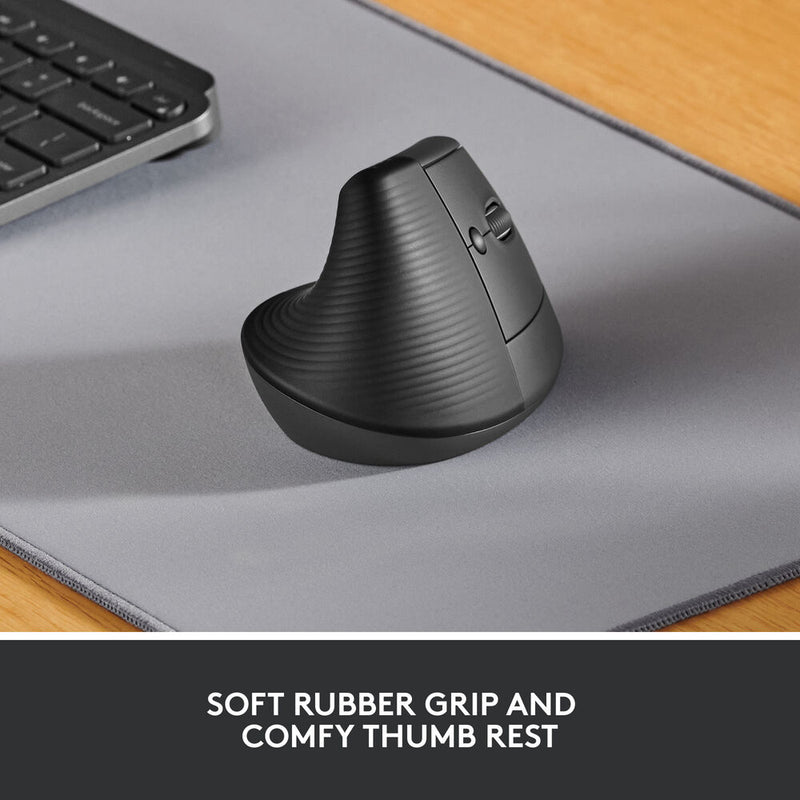 Logitech Lift Vertical Ergonomic Wireless Mouse