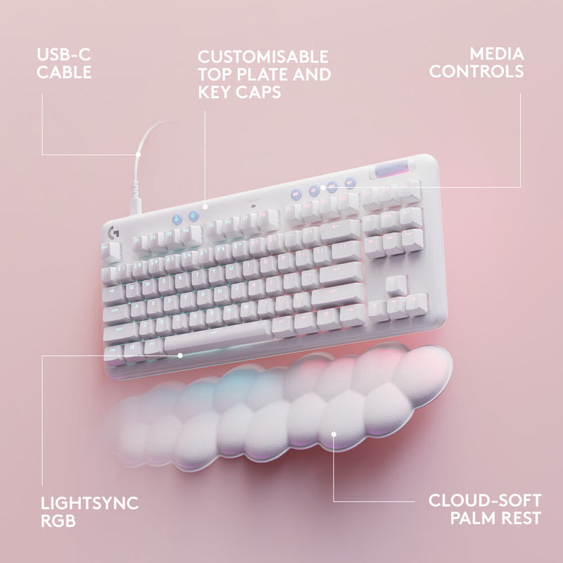 Logitech G G713 Mechanical Gaming Keyboard (White Mist)