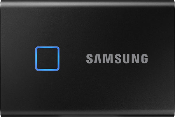 SAMSUNG T7 Touch Portable SSD 2TB  ,up to 1050MB/s, USB 3.2 External Solid State Drive, Black